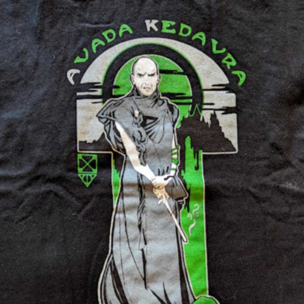 TeeFury mucha style Voldemort tee